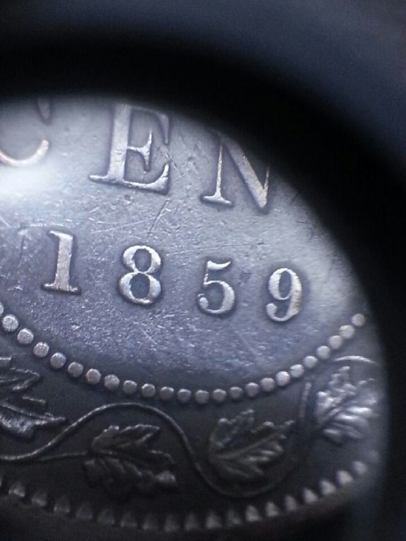 *1859-1-Cent*-Double-5,-Narrow-9...please-Help-ID-Variety!