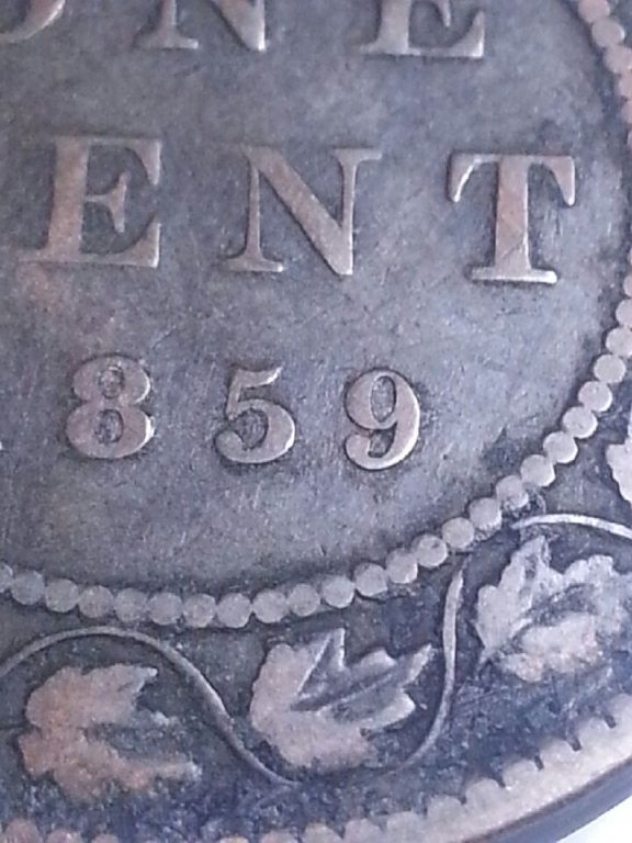 *1859-1-Cent*-Double-5,-Narrow-9...please-Help-ID-Variety!