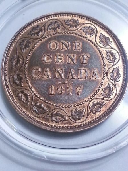 *1917-Canada-1-Cent*-Possible-MS?-Please-Grade!