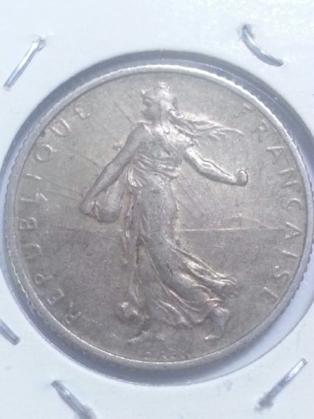 1918-&-1919-~1-Franc~-Please-Grade!!