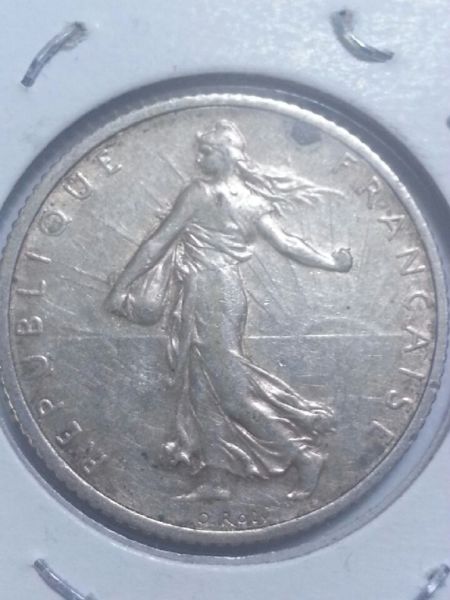 1918-&-1919-~1-Franc~-Please-Grade!!