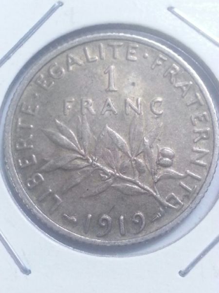 1918-&-1919-~1-Franc~-Please-Grade!!