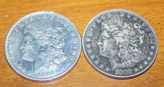 1921-D-And-1882-Morgan's-Grading-Please