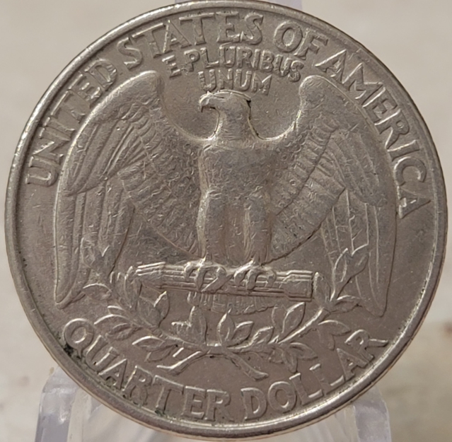 1993-D-Quarter-Horn-On-Eagles-Beak,-Eaglecorn