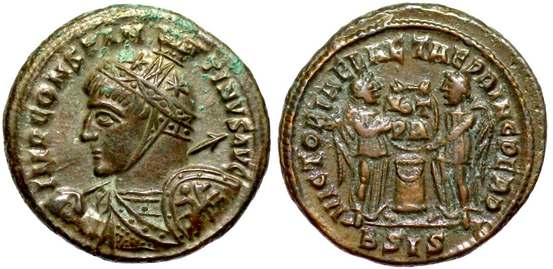 Constantine-I-Vlpp-From-Siscia-With-H6-Bust...buckler-Of-The-Day