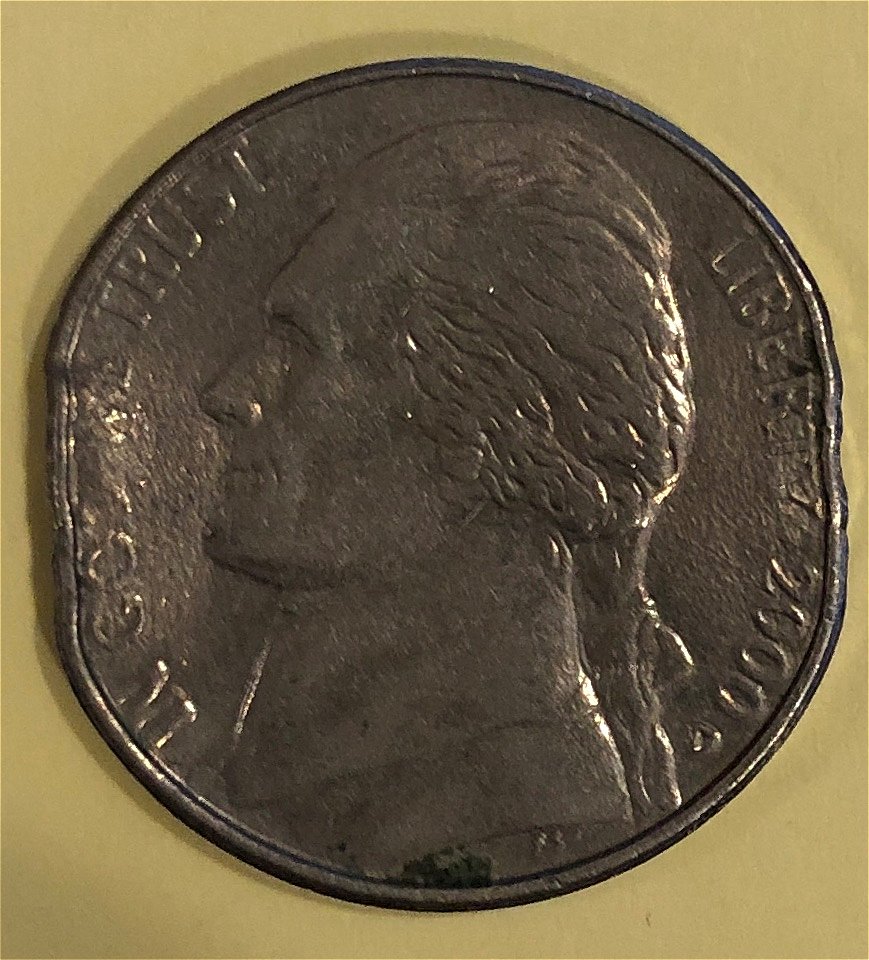 1987-D-Roosevelt-10c-Planchet-Damage-?