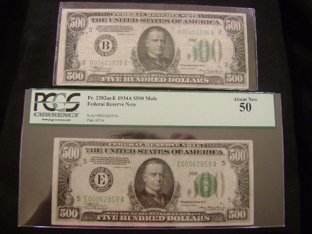 A-Pair-Of-1934-A-Series-$500-To-Share.