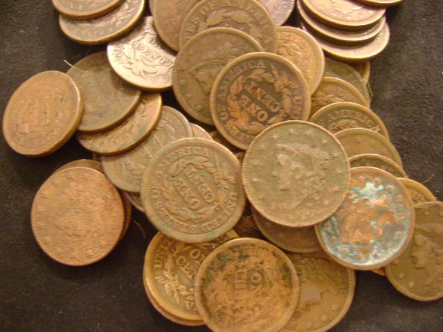 Using-Blue-Ribbon-To-Remove-Dirt-And-Grime-From-Large-Cents?