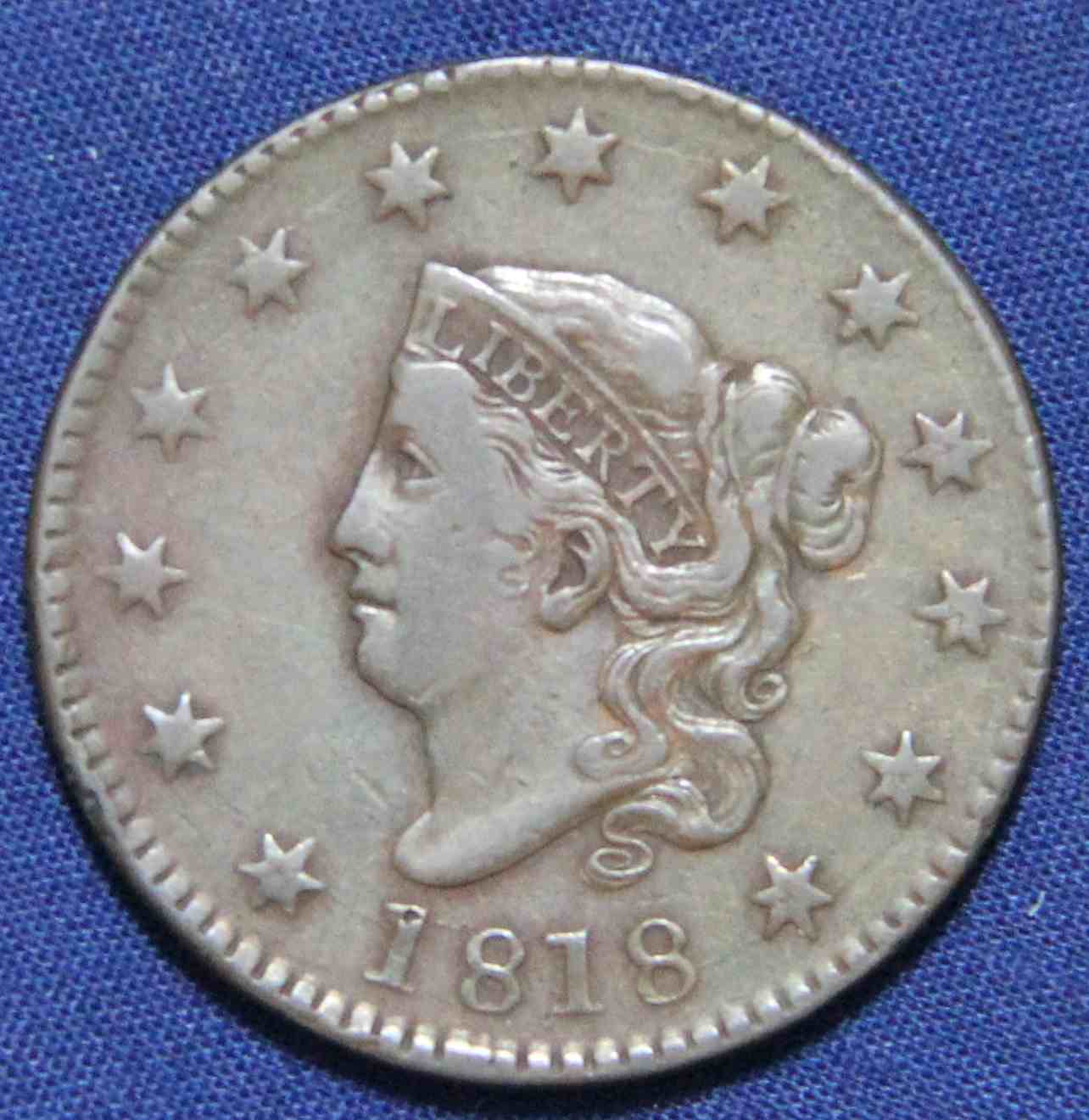 Two-Large-Cents:-1818-And-1836