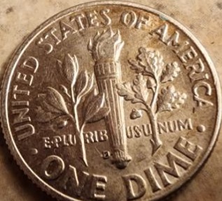 Roosevelt-Dime-1964-D-Planchet?-Mis-Stamped