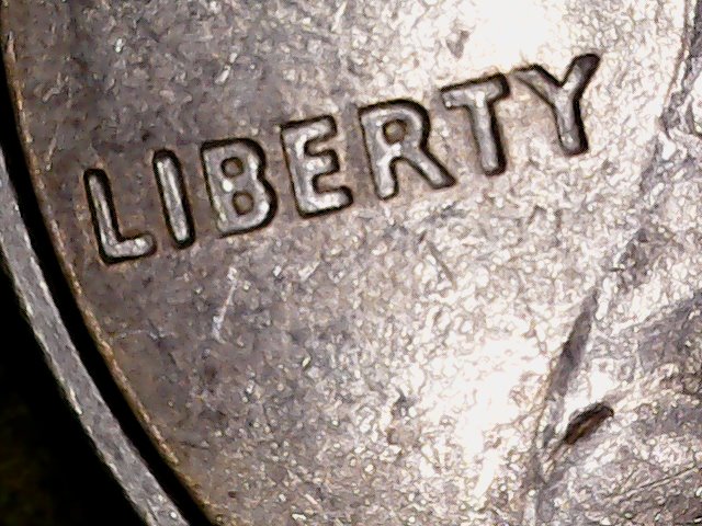 Zinc-2000-D-Lincoln-Memorial-Penny,-No-Copper-Jacket!