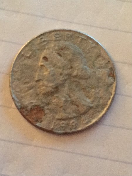 1994-Quarter-Error-Dime-Planchet,-Off-Metal-And-Missing-Both-Clad-Layers?