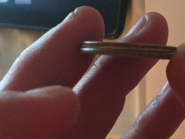 1994-Quarter-Error-Dime-Planchet,-Off-Metal-And-Missing-Both-Clad-Layers?