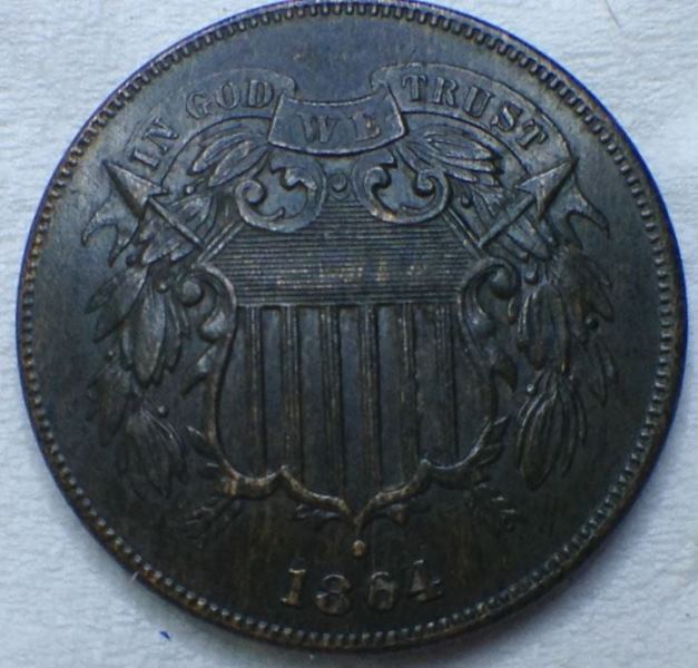 1864-2-Cent---Machine-Doubling?