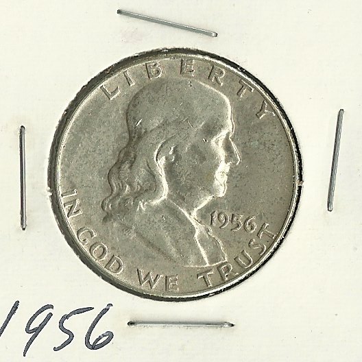 1956-Ben-Franklin-Half-Dollar---Possibly--Type-1