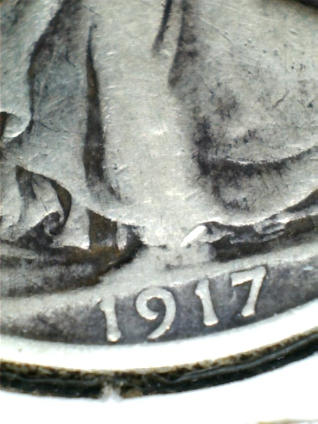 1917-Walking-Liberty-Half-Dollar---Testing-New-USB-Scope