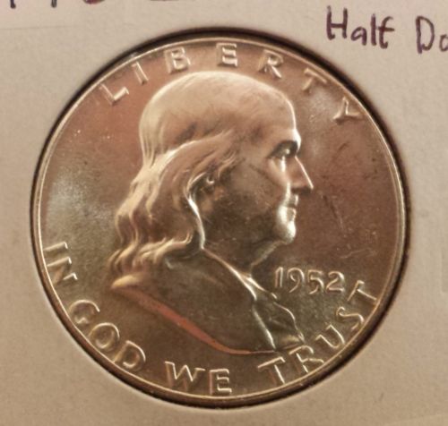 1952-Franklin-Half-Dollar-For-Grading