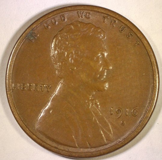 1916-S-Penny-In-Change!