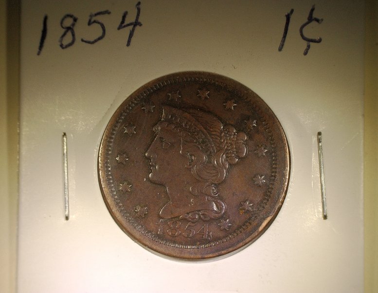 1854-Large-Cent-For-Grading-Opinions
