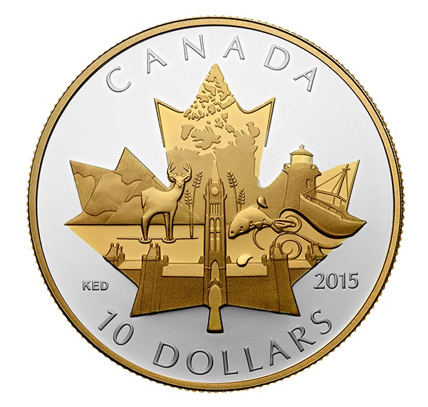 1/2-Oz-Reverse-Gold-Plated-Inukshuk