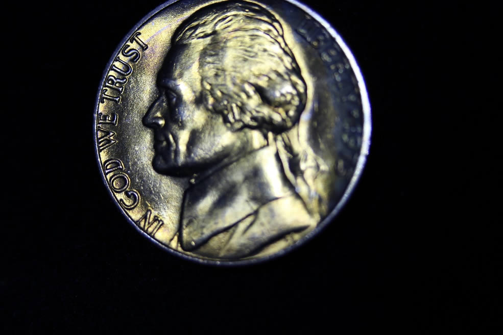 1975-P-Jefferson-Nickel-Roll.--Several-With-Nice-Toning.