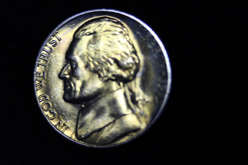 1975-P-Jefferson-Nickel-Roll.--Several-With-Nice-Toning.
