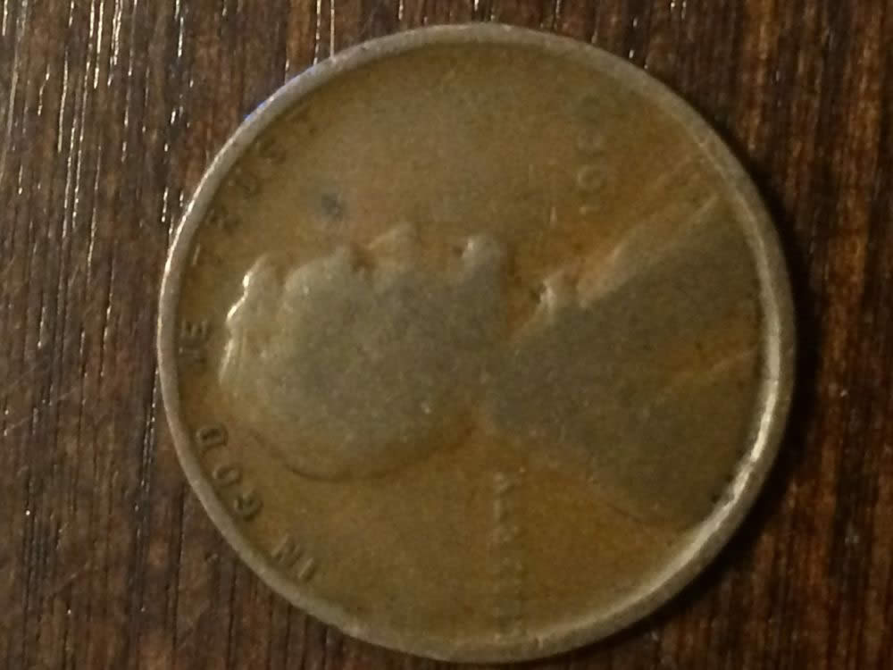 1909-No-Vbd-Penny-Wear-Or-Struck-Thru?