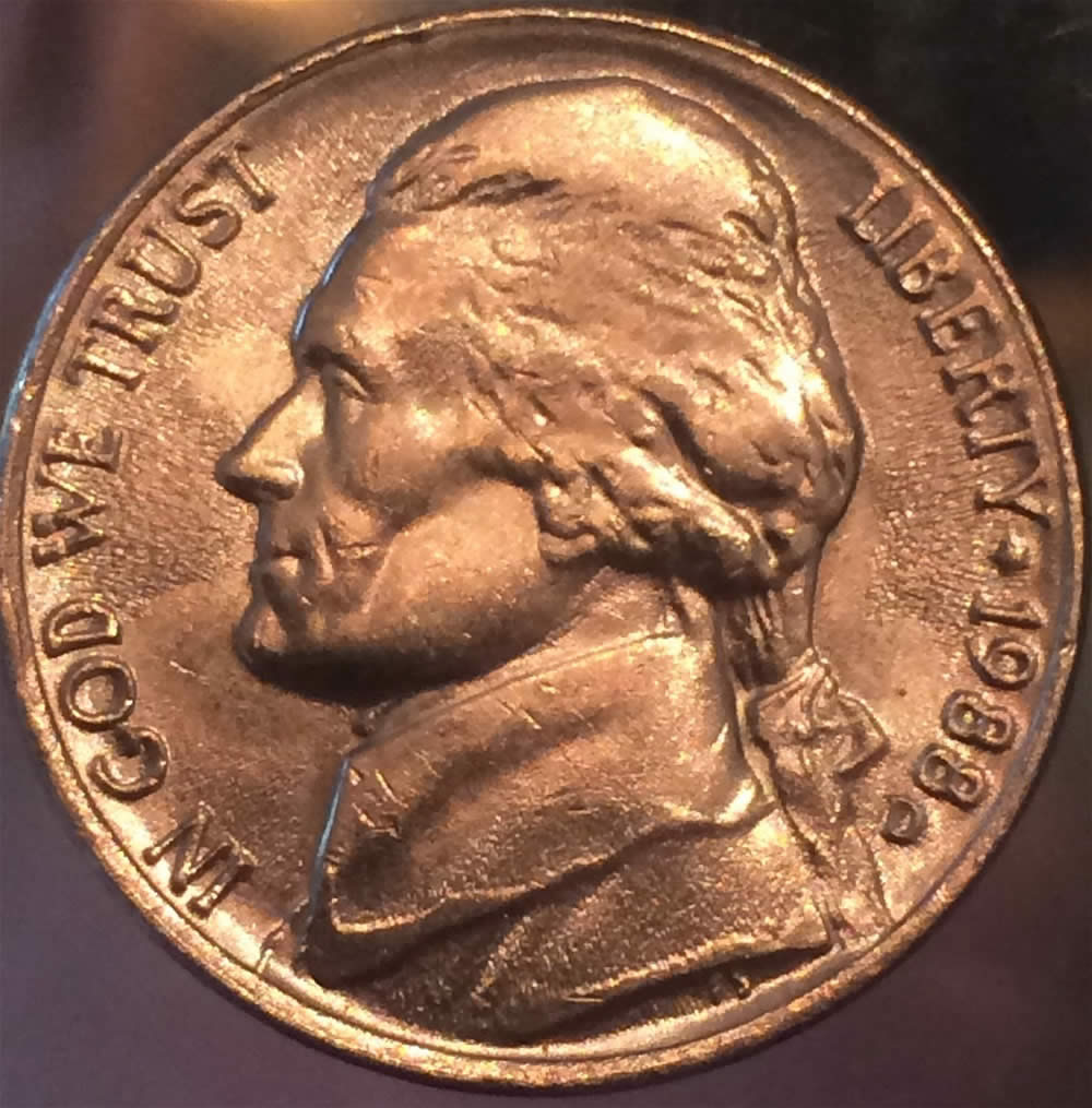 1988-D-Nickel-Struck-Thru?