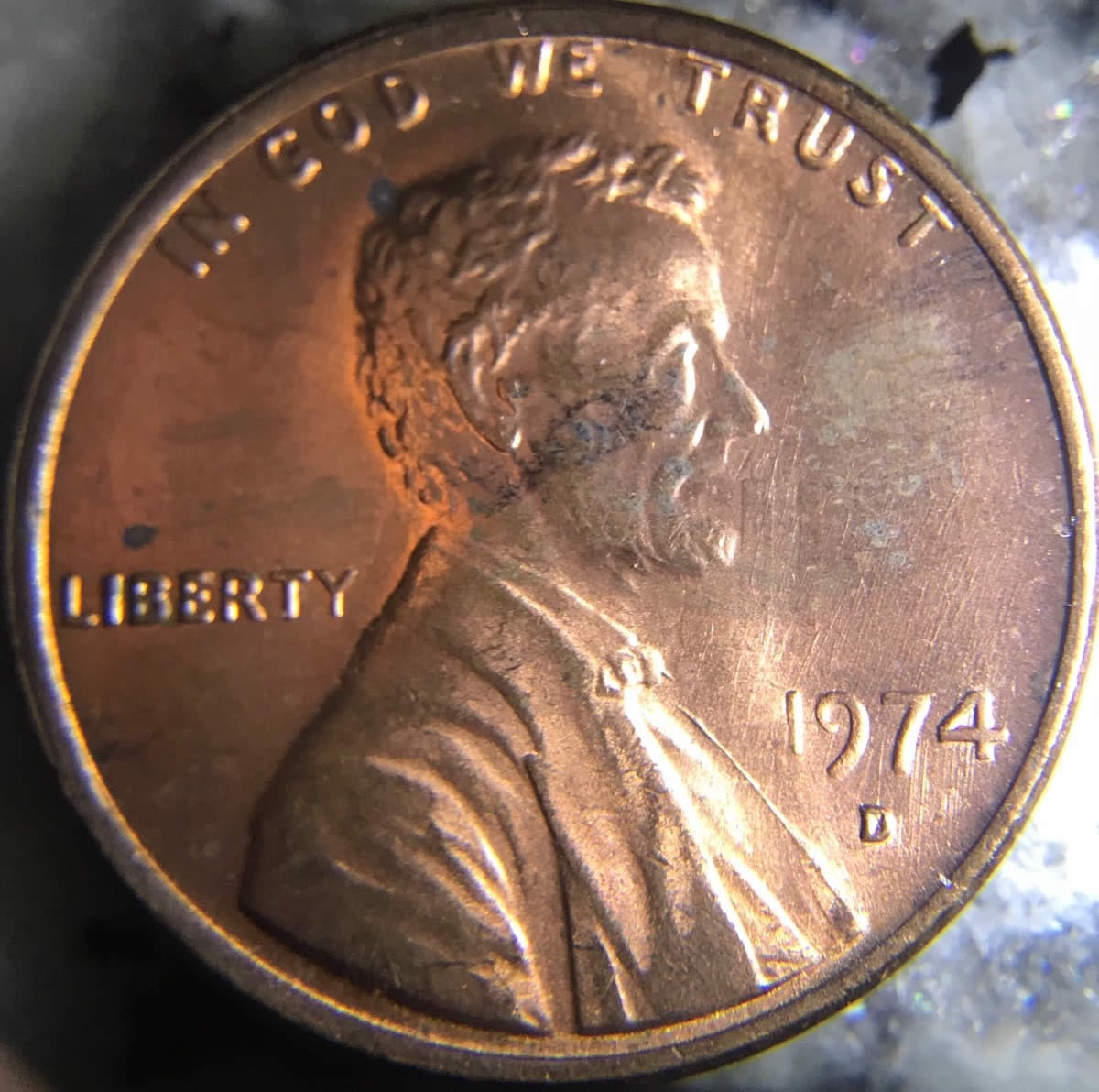 1974-D-Cent-Obverse-Clash.-Good-Condition!