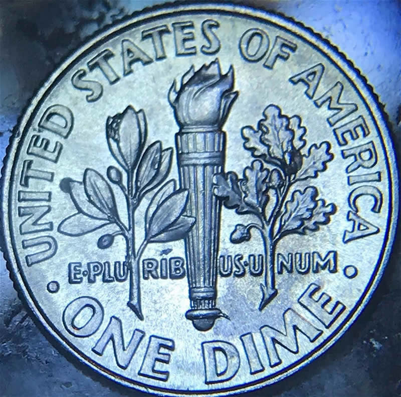 2016-P-Dime-With-Large-Die-Chips-And-Die-Crack-In-Hair!