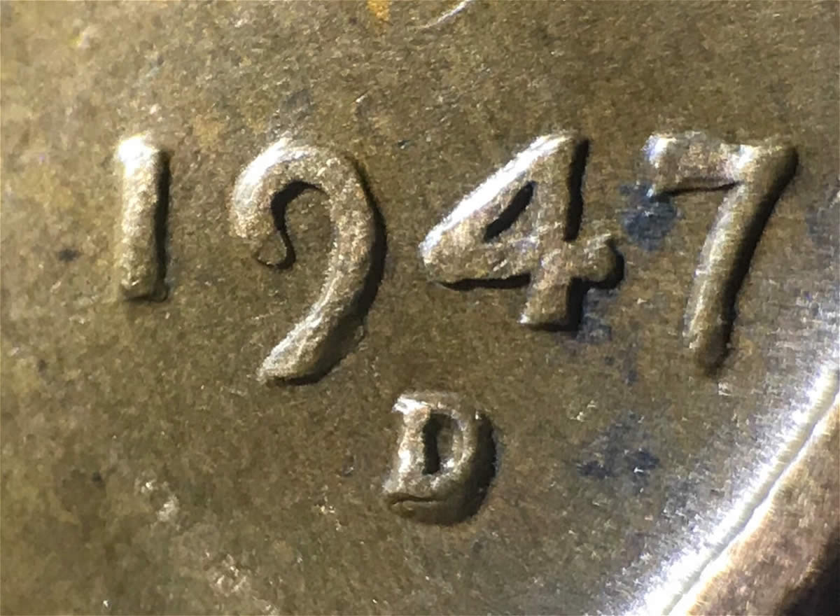 Nice,-Easy-To-See-RPM.-1947-D-Cent-#2