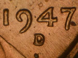Nice,-Easy-To-See-RPM.-1947-D-Cent-#2