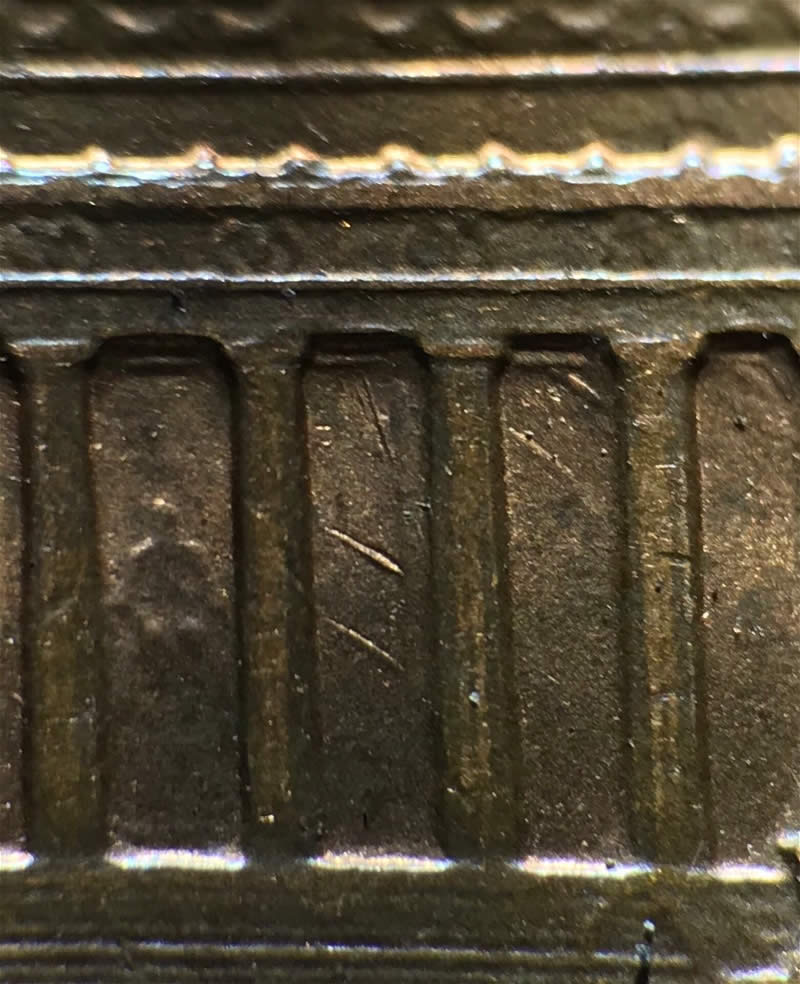 1992-P-LMC-With-7-Die-Cracks-On-Reverse.-6-Of-Them-Touch-The-Rim!!