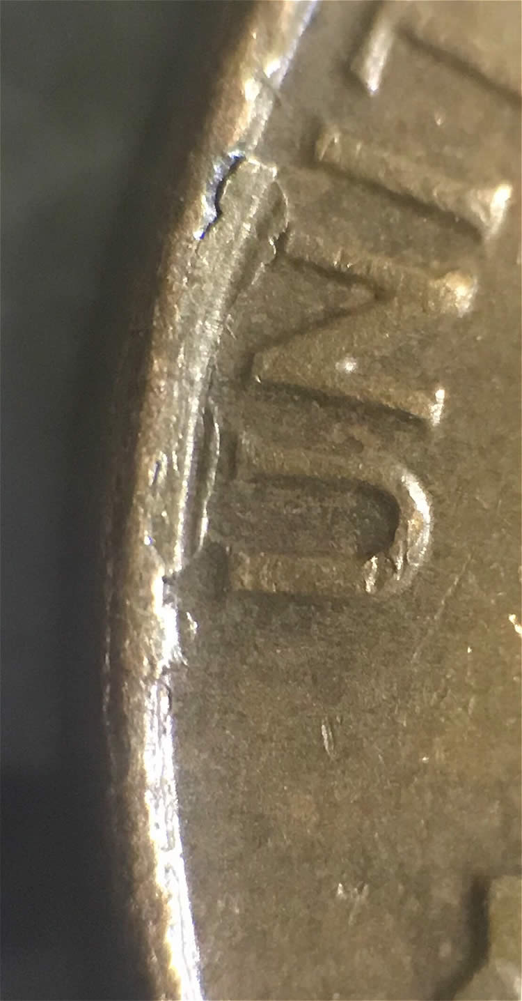 Nice-Strike-Through-On-A-1964-P-LMC!