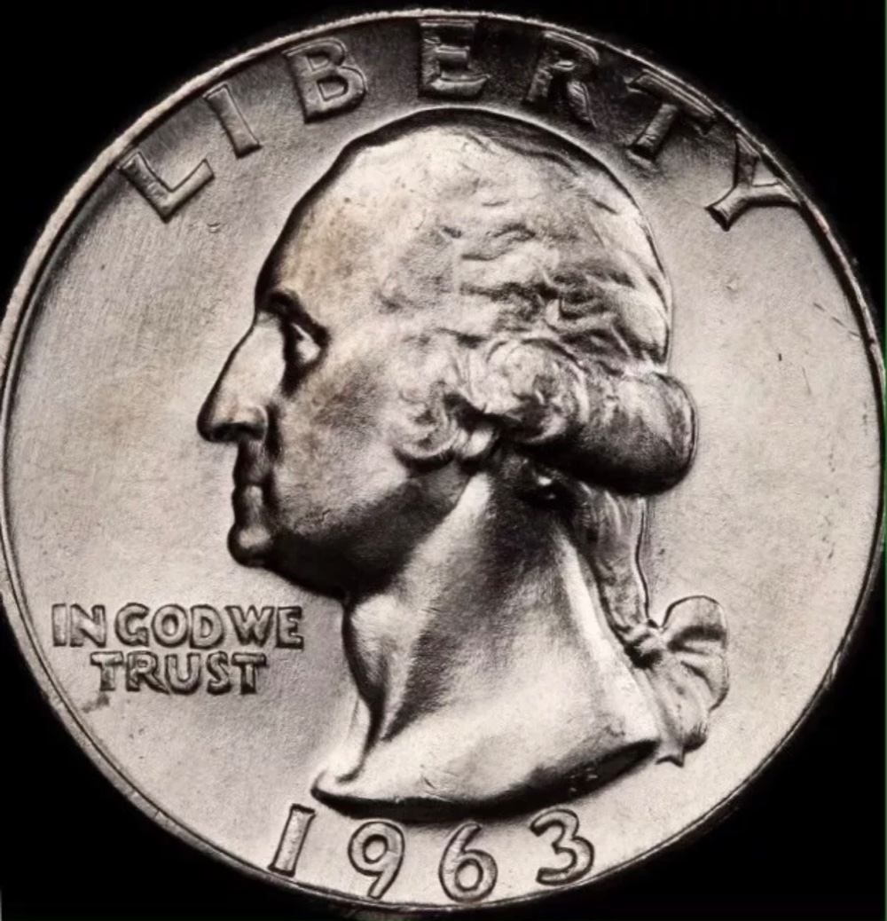 1963-Washington-Quarter-FS-801-BU