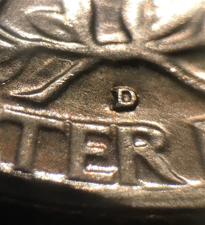 1957-D-Washington-Misplaced-Mint-Mark-FS-501!