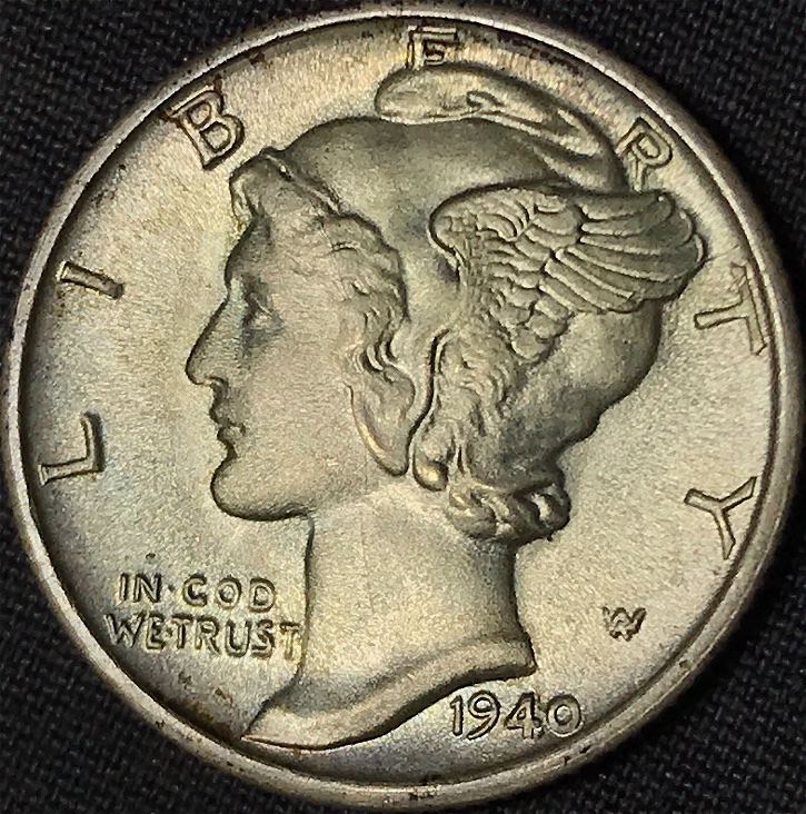 1940-S/S-Mercury-Dime-For-Grade