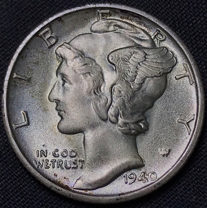 1940-S/S-Mercury-Dime-For-Grade