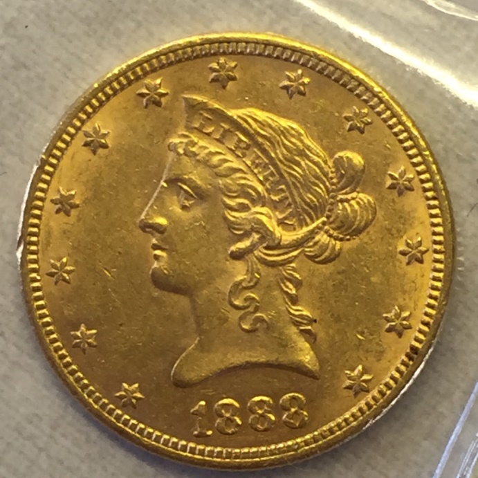 1888-$10,-AU-Or-MS?-Grade-Revealed