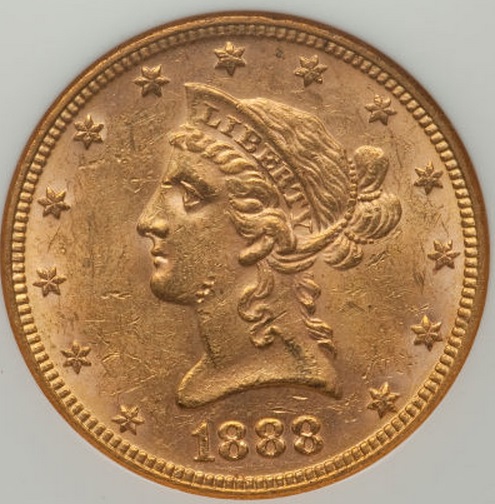 1888-$10,-AU-Or-MS?-Grade-Revealed