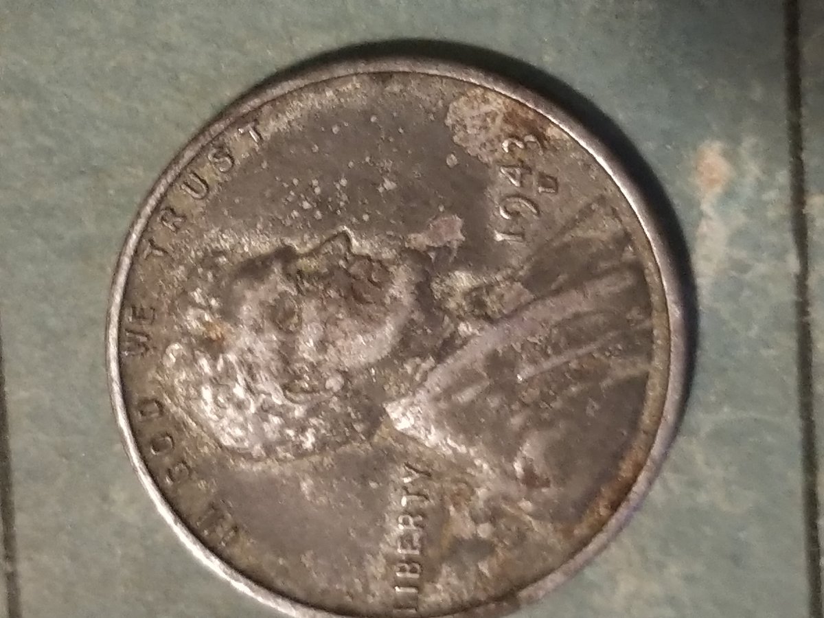 A-1943-Lincoln-Penny-With-The-Wheat-Ranches-Without-The-Shield