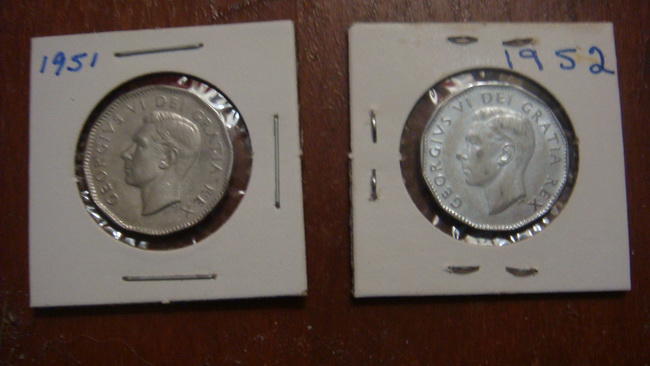 1952-Canadian-5-Cent