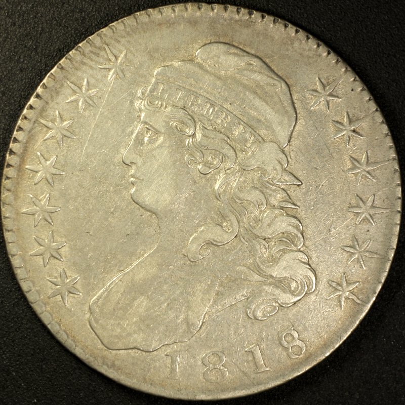 1818/7-Capped-Bust-Half-Dollar-Raw