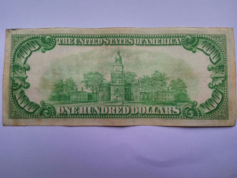 Valuation-$100-1928-Gold