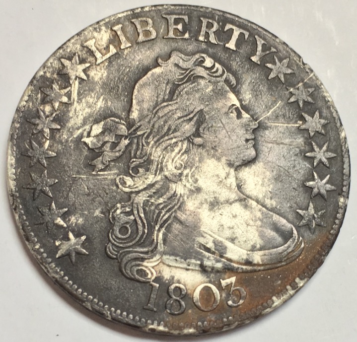 New-Member.-Found-1803-Draped-Bust-50c-,-Edited-Title-Corrected-Year