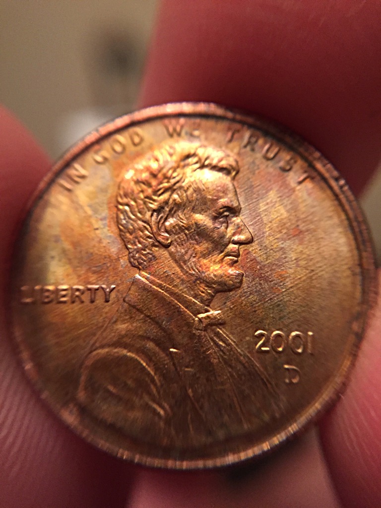 2001-D-Lincoln-Cent....nothing-Great-But-I-Like-The-Look-Of-This-Coin-: