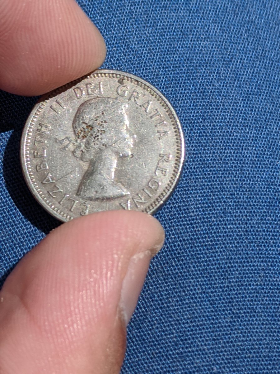 1964-Canadian-Nickel,-Damage?-Is-Nickel-Rot-A-Thing?