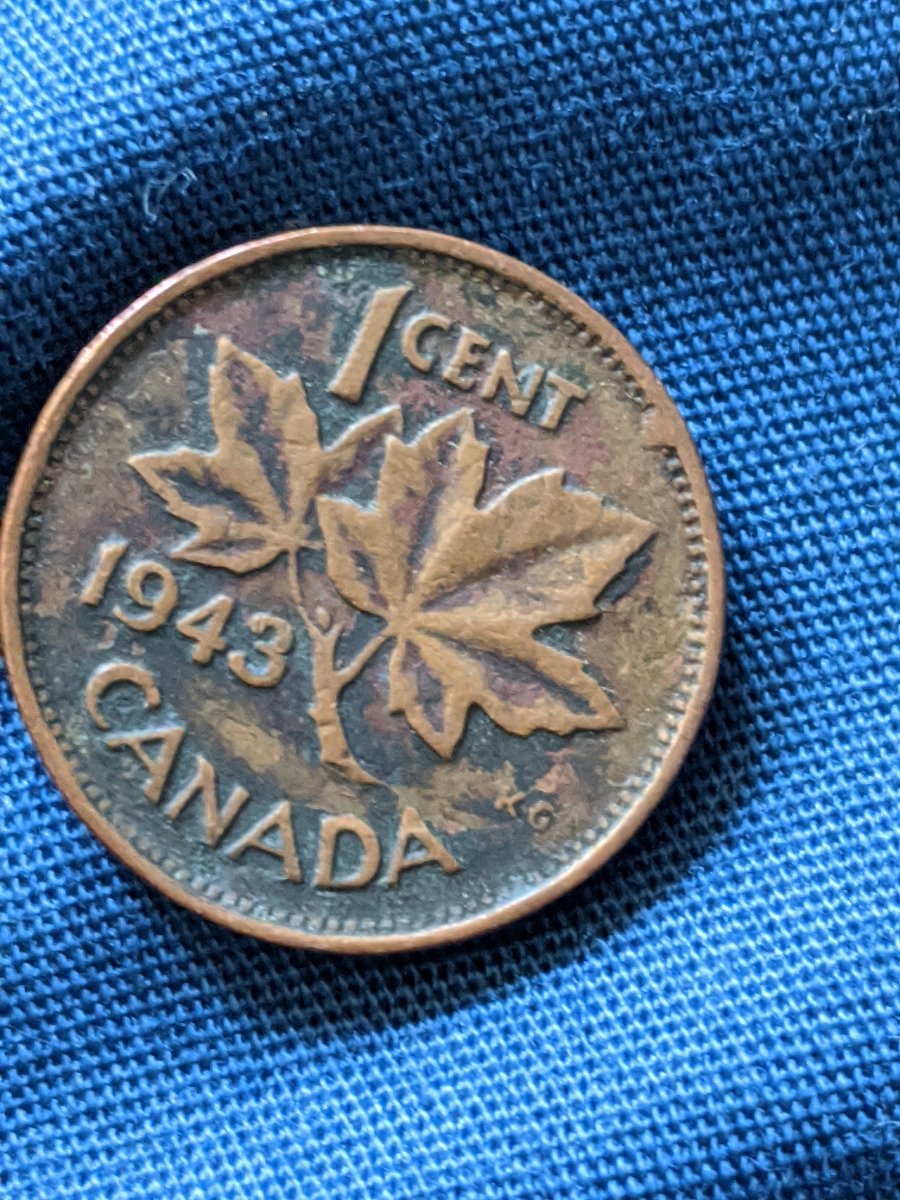 1943-Penny-Small-Cud-On-Rim