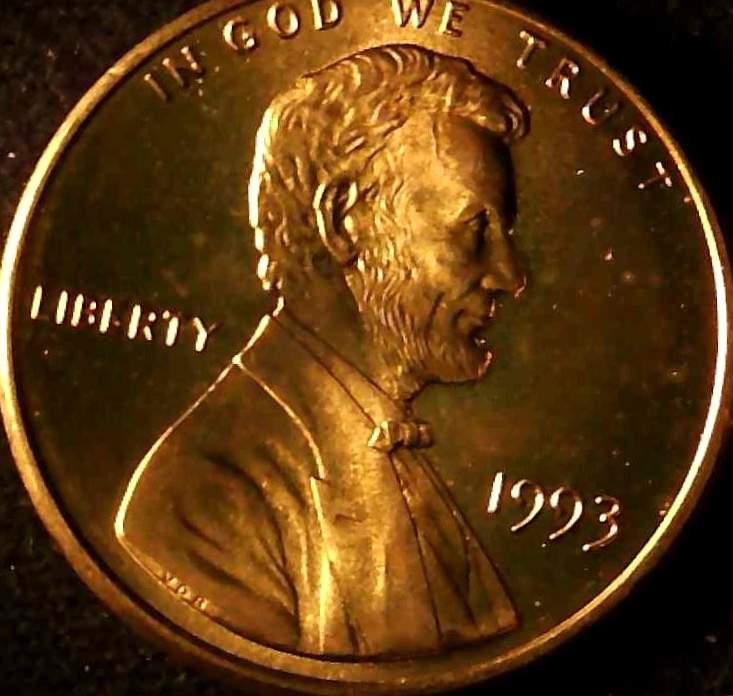 1993-Lincoln-Memorial-Cent-For-Grading