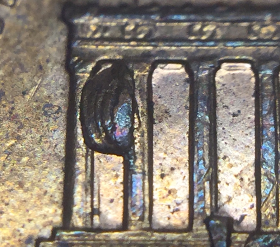 2008-P-Lincoln-Memorial-Cent-With-Huge-Die-Chip!-Aka-Hornet's-Nest